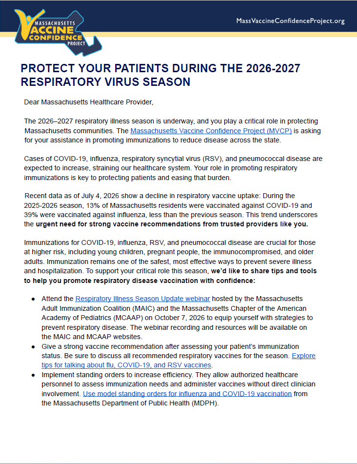 MVCP Respiratory Illness Season Call To Action Letter.